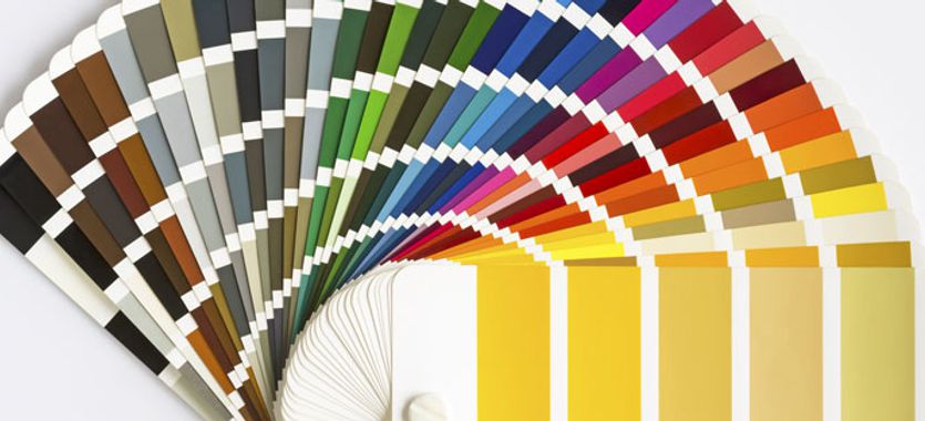 Muestrario de colores y materiales